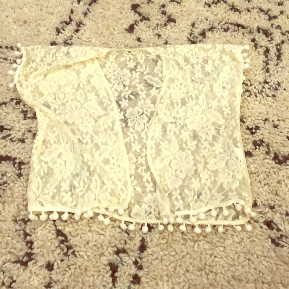 Lace kimono